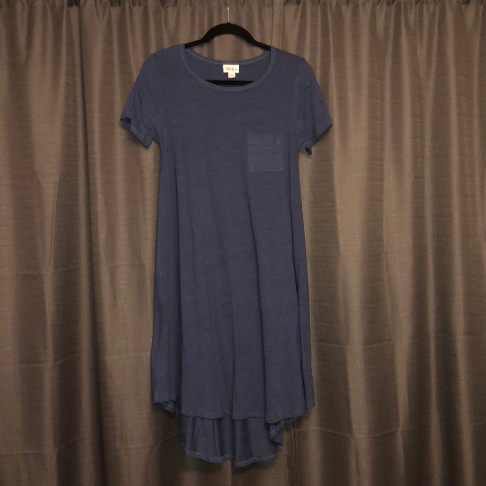 Blue heather LuLaRoe Carly dress